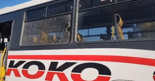 Pasajero resultó herido por un proyectil que impactó contra un KoKo en la zona de los puentes