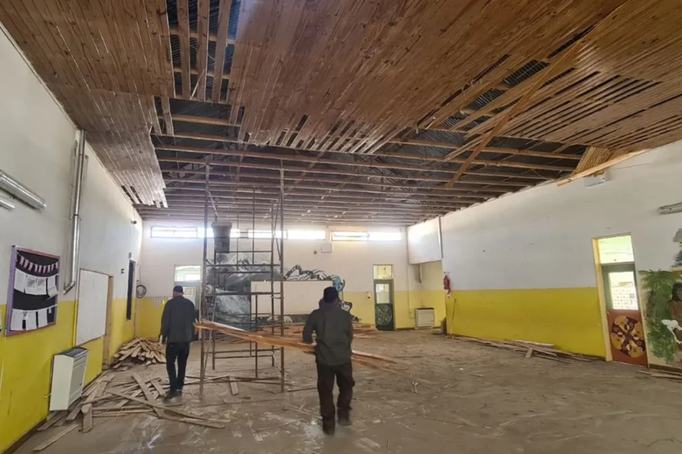 Continúan las obras y mejoras en las escuelas de toda la provincia