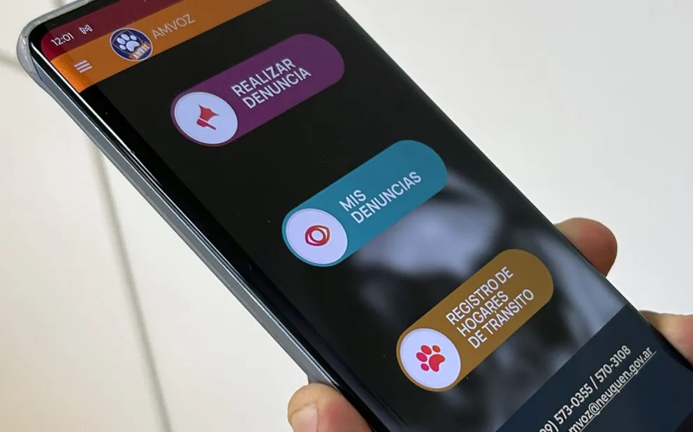 Renovaron la app AMVOZ para facilitar las denuncias de maltrato animal