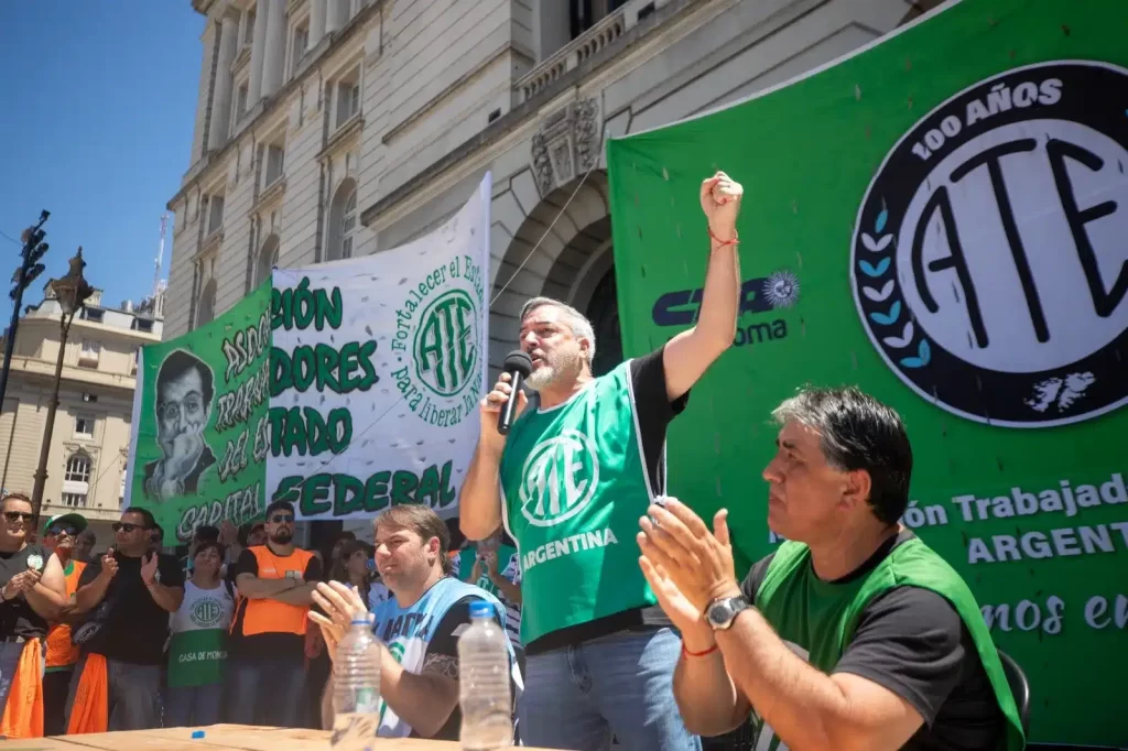 ATE rechazó la paritaria y anticipa un paro en febrero