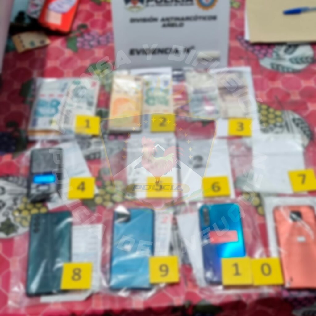 Desbaratan un punto de venta de drogas en Añelo: dos detenidos