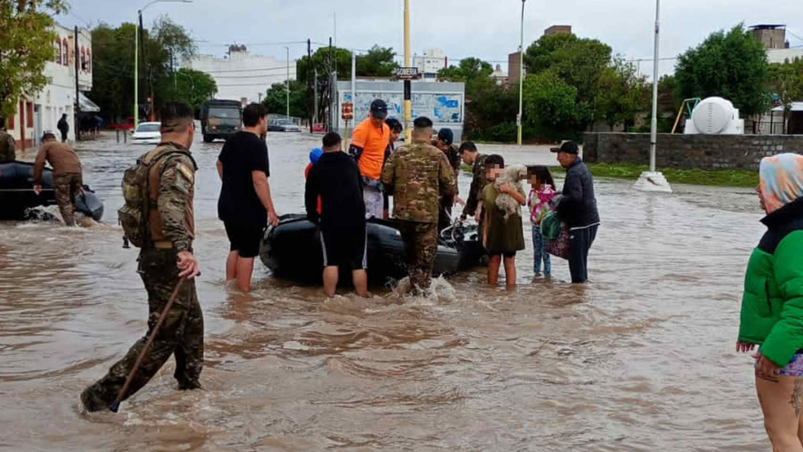 El gobernador de Neuquén expresó su solidaridad con los damnificados de Bahía Blanca