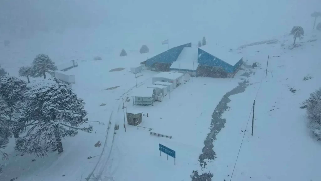 Alertan por Tormentas de Nieve en la Cordillera: Paso Pino Hachado Cerrado
