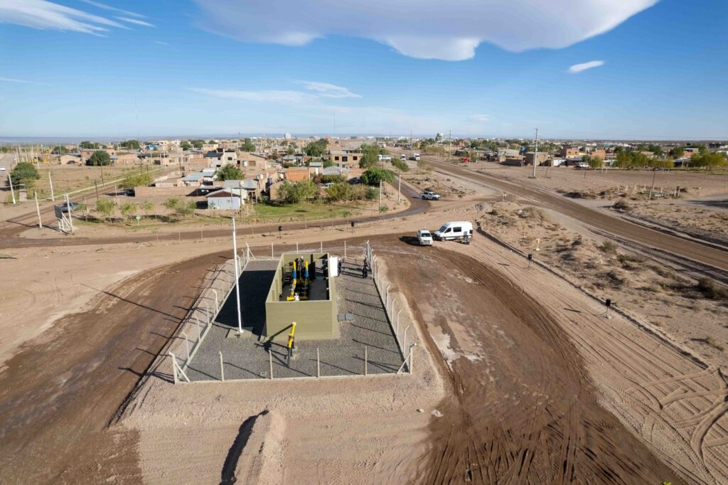 Finalizó la primera etapa del gasoducto de Añelo