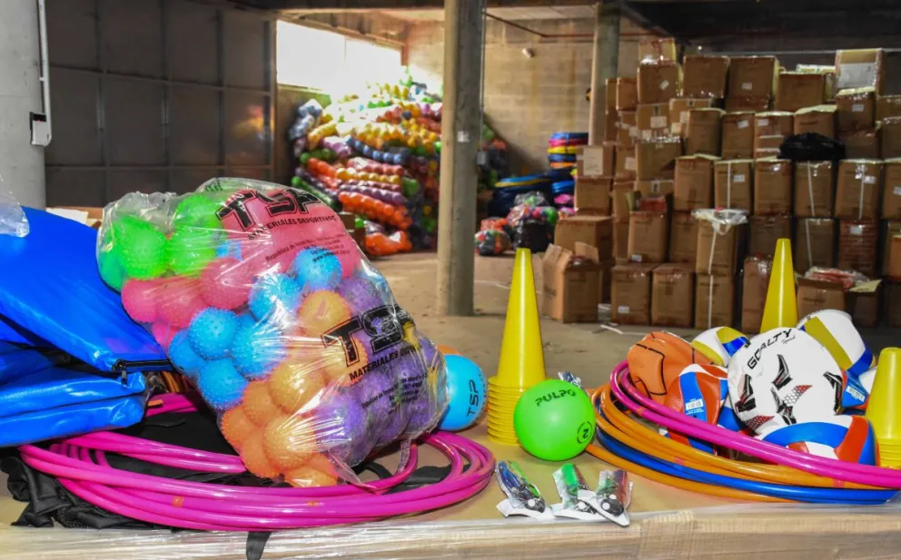 Educación Física: llega material a escuelas de toda la provincia