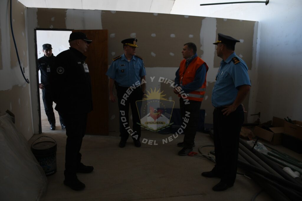 Avanza la construcción del hangar de la División Aeronáutica de la Policía del Neuquén