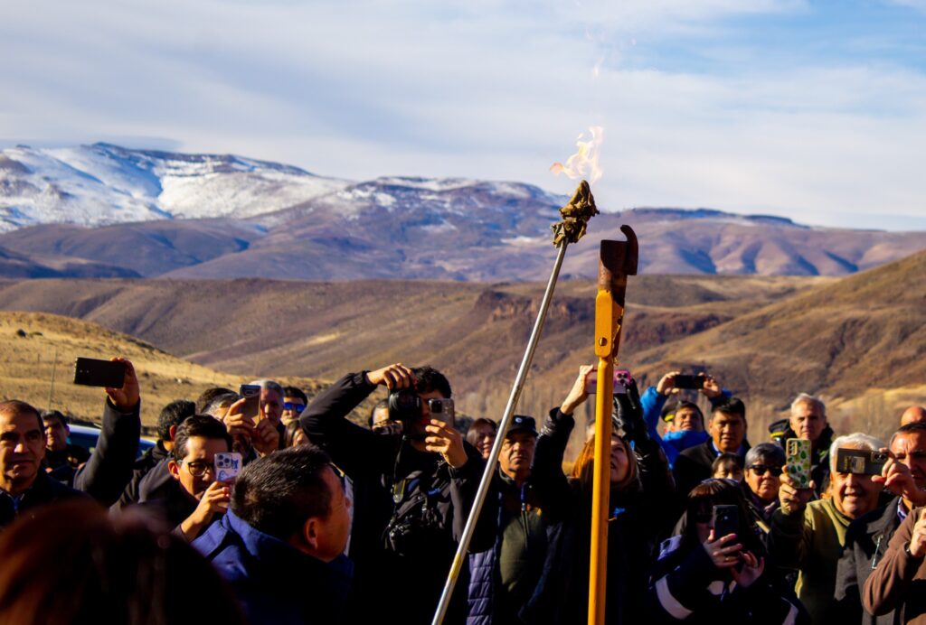 Ya está habilitada la red de gas en Los Guañacos