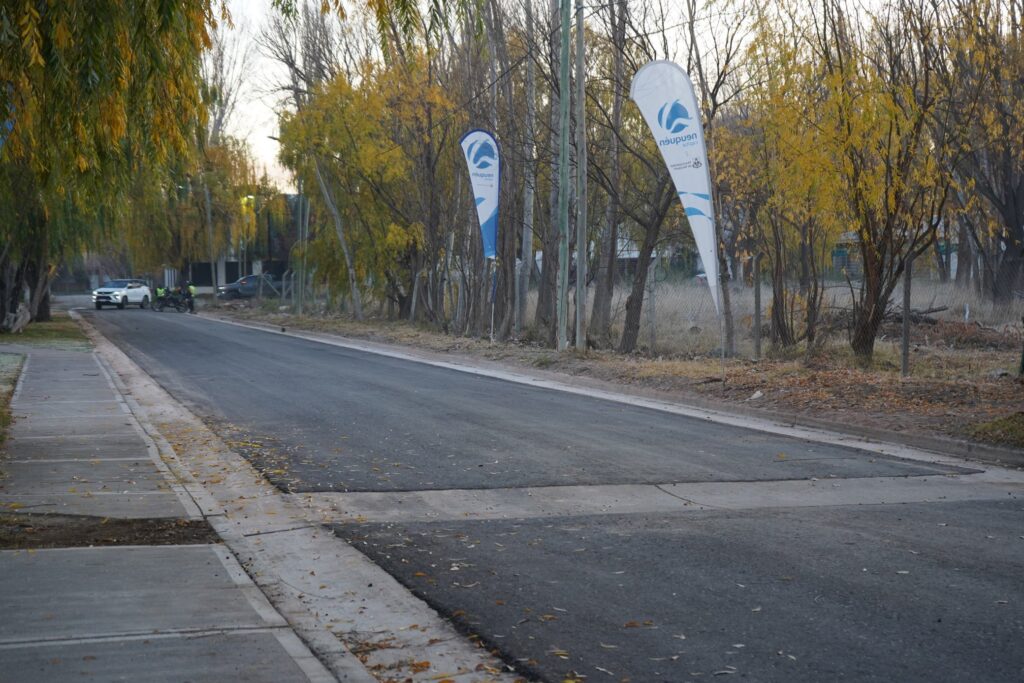 Nueva obra de asfalto en Río Grande