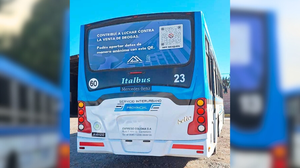 San Martín: colectivos ya cuentan con código QR para reportar venta de drogas