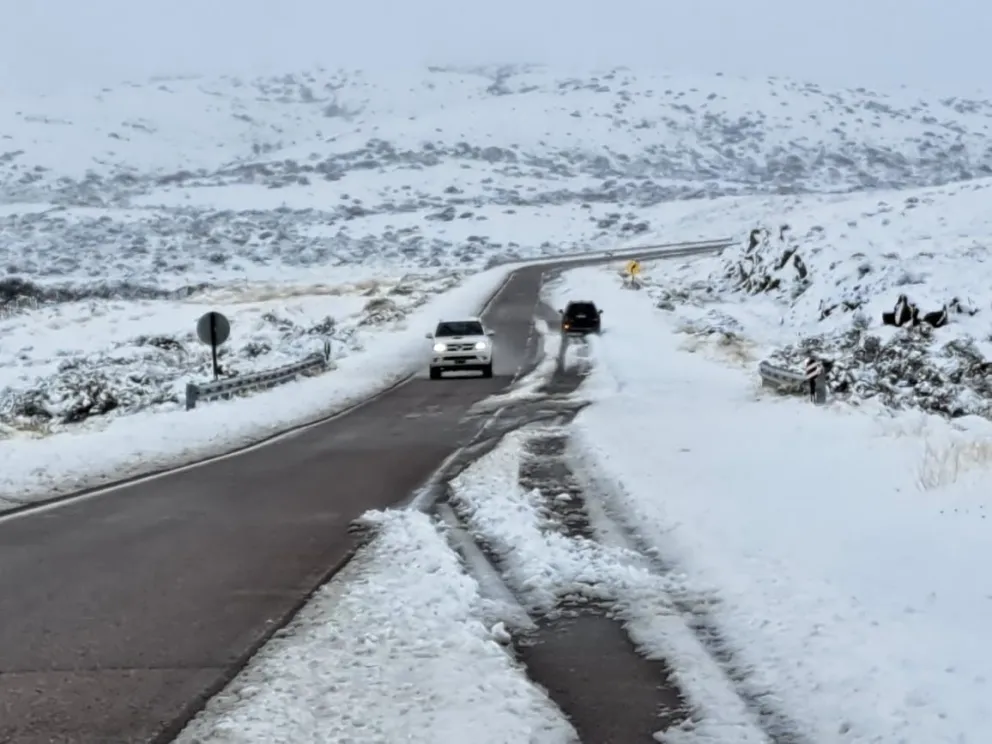 Alerta invernal: rutas transitables con precaución en la cordillera