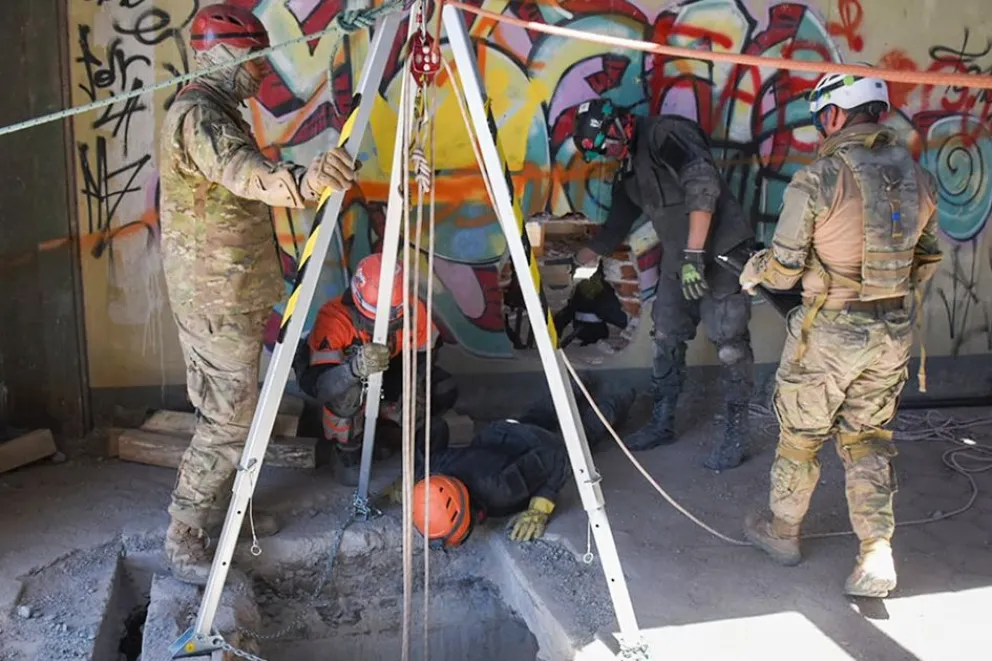 Semana de entrenamiento intensivo para personal de emergencias