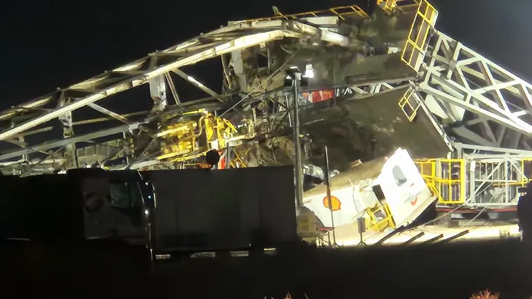 Colapsó una estructura petrolera en Añelo sin heridos