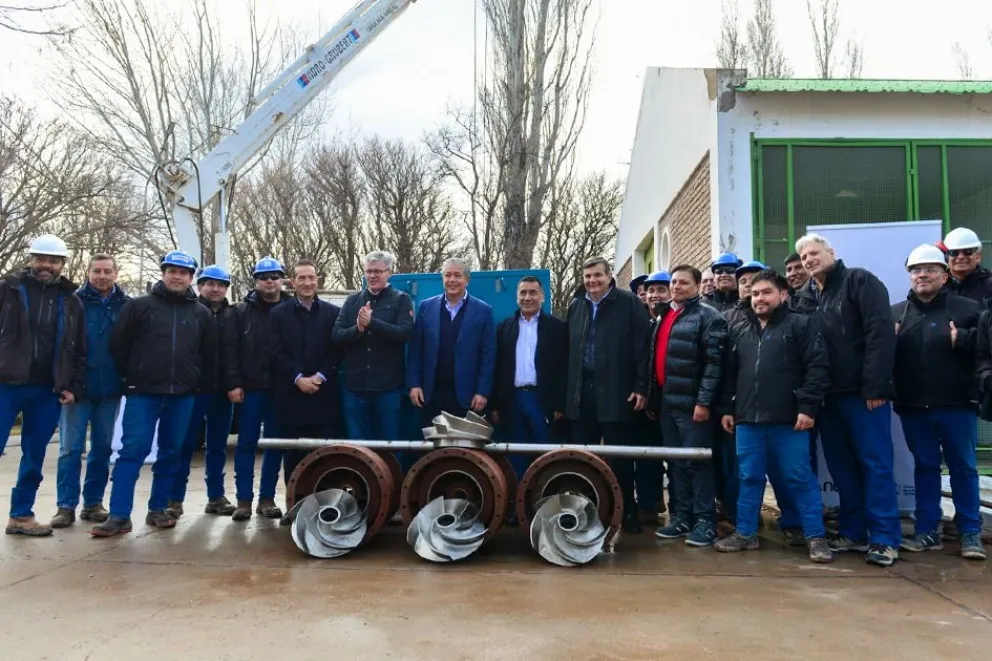Una nueva bomba dará previsibilidad al servicio de agua en la Comarca Petrolera