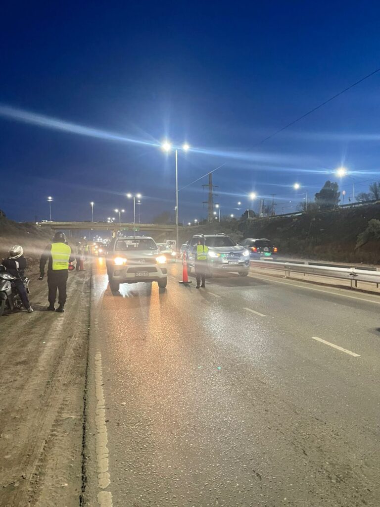Operativo de control en el ingreso a la ciudad para prevenir accidentes