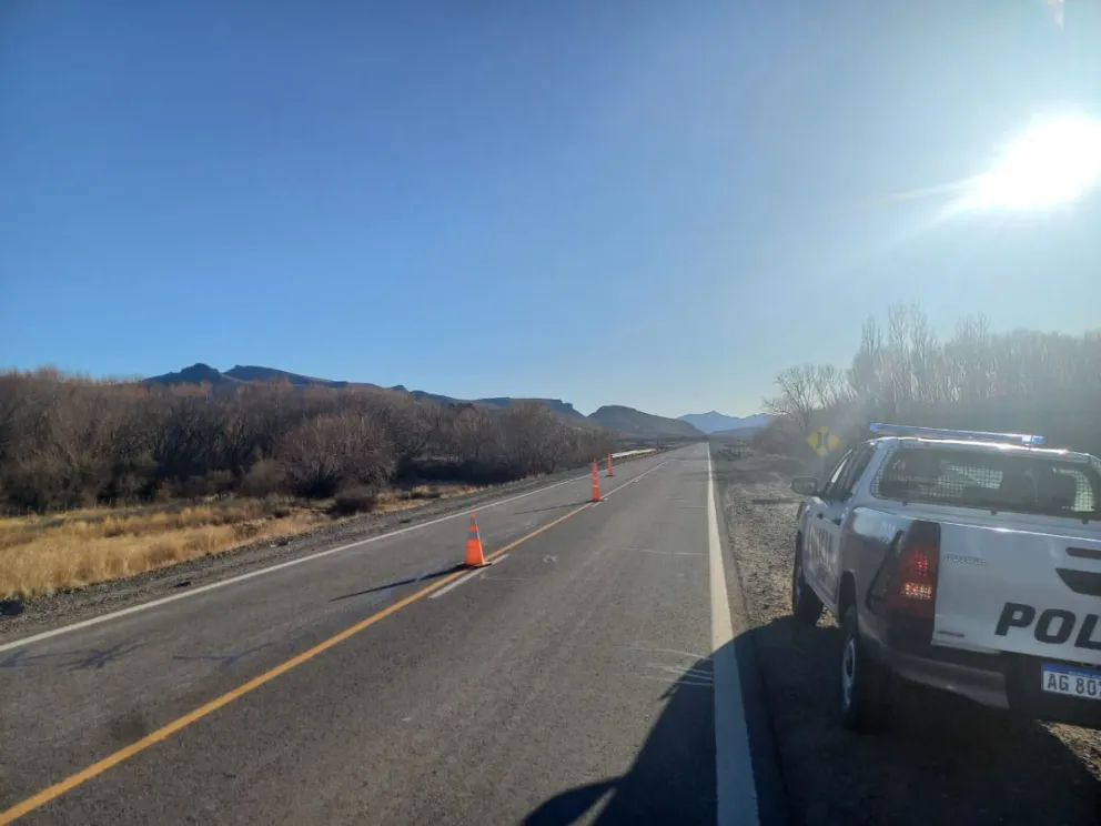 Un accidente genera tránsito reducido en la Ruta Nacional 237