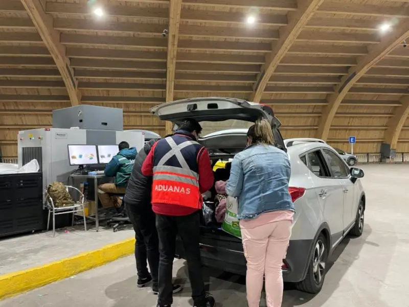Decomisan frutas y madera en frontera entre Argentina y Chile