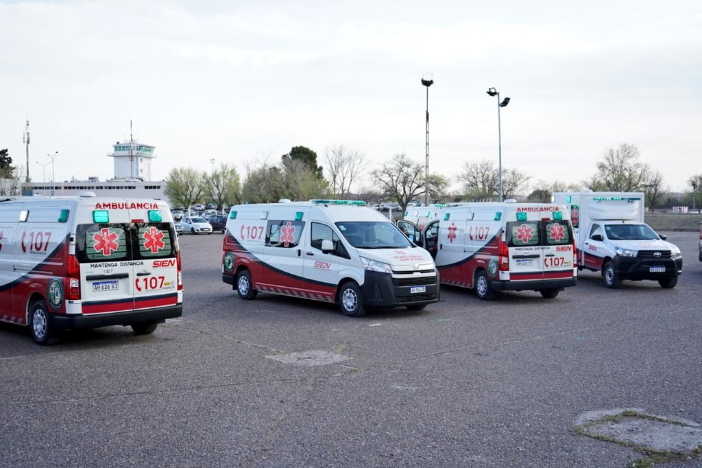 Refuerzo para el sistema de emergencias con 17 vehículos