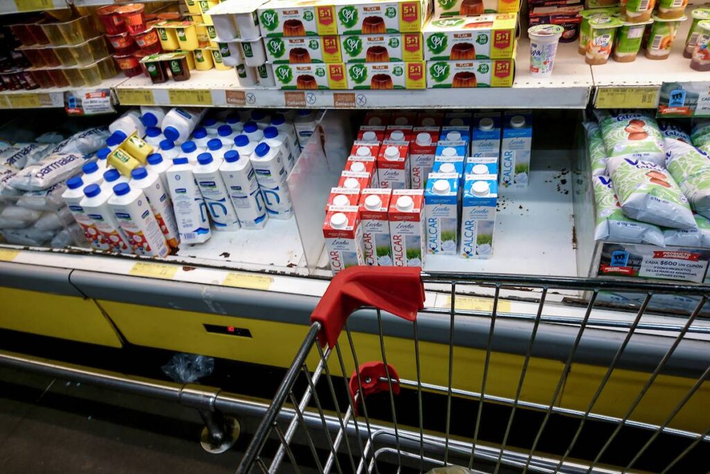 Ventas de lácteos registran freno en agosto