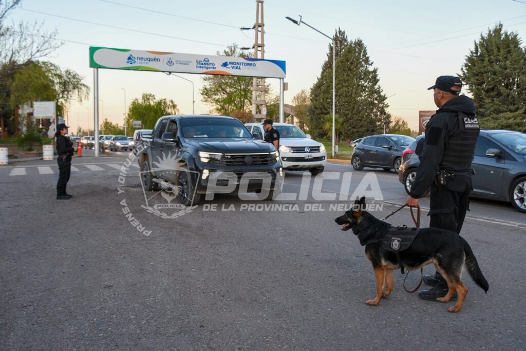 Policía y Ministerio de Seguridad desplegaron megaoperativo en Neuquén