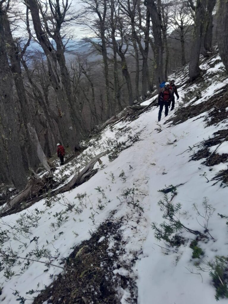 Rescataron a un hombre de 87 años en el Parque Lanín