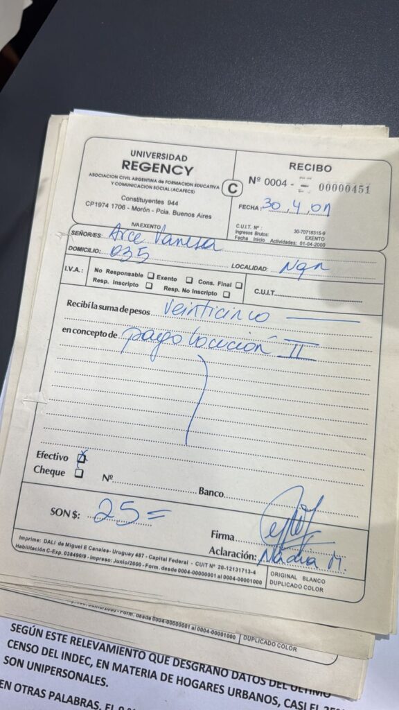 Paola Arce denunció haber sido estafada con títulos truchos por una universidad vinculada a Nadia Márquez