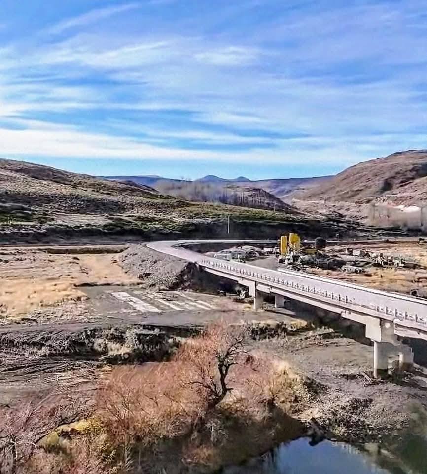 Obras en el Puente de La Rinconada: continúan los trabajos sobre la Ruta 40