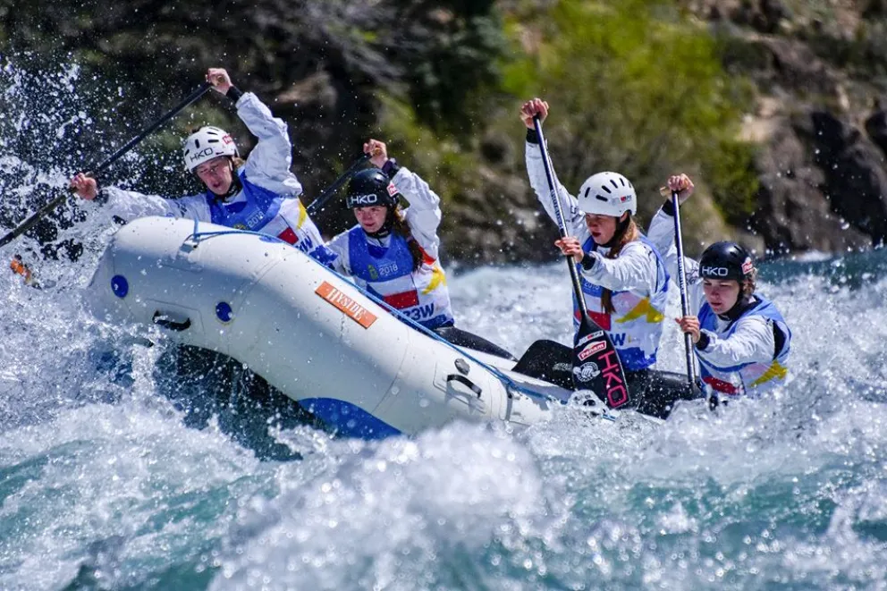 35 países compiten en ríos de Aluminé