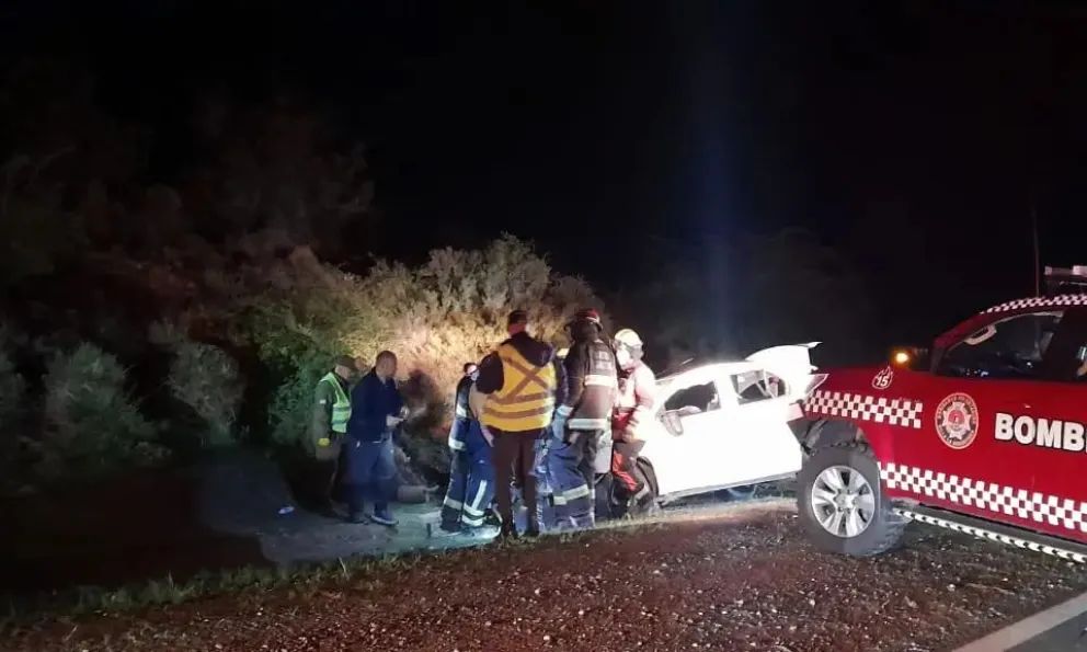 Vuelco en la 237 dejó varios heridos de gravedad