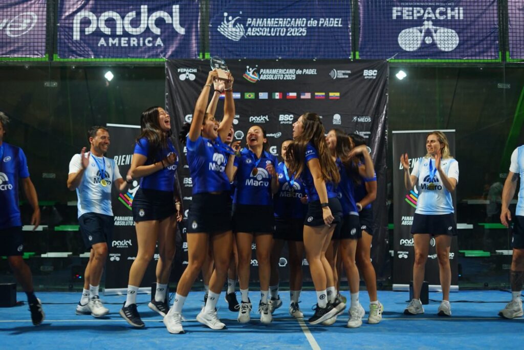 La neuquina Daiara Valenzuela, protagonista del título en pádel