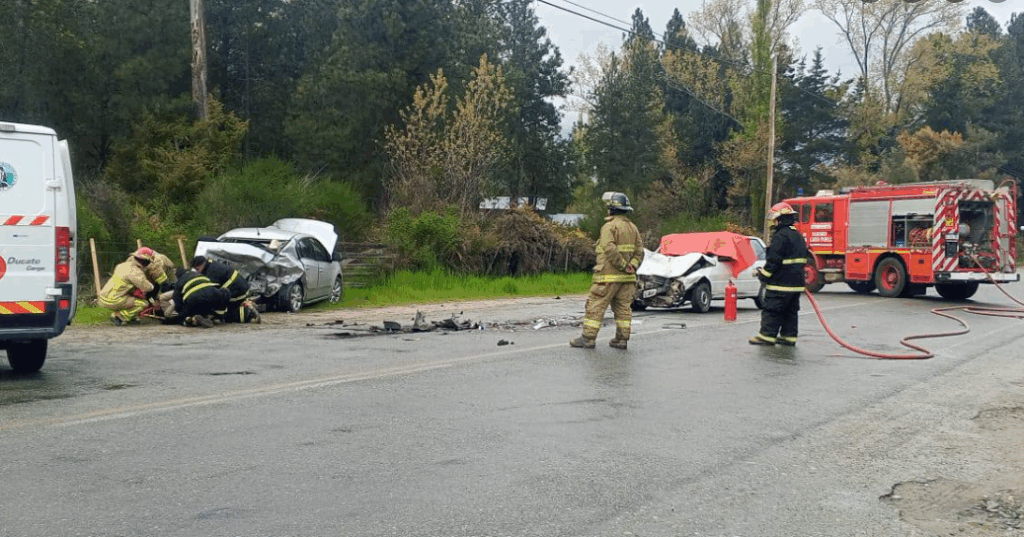 Un fallecido y tres heridos tras accidente en Lago Puelo