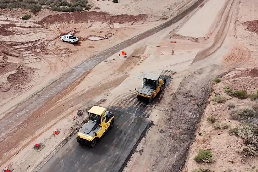 Avanza la repavimentación de la Ruta 7
