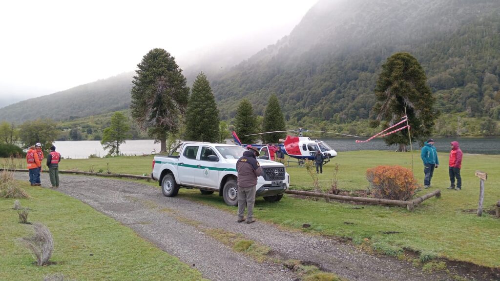 Parque Nacional Lanín mantiene operativo de rescate