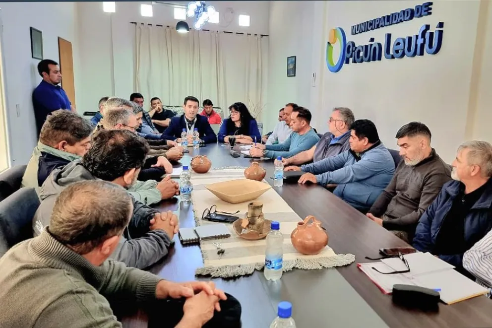 Presentan diagnóstico del INTA sobre el sistema de riego en Picún Leufú