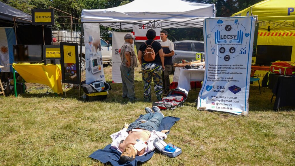Capacitación en manejo aéreo y asistencia prehospitalaria