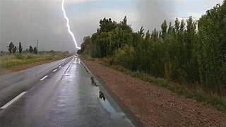 La tormenta se hizo sentir en el interior, pero sin peligrosidad