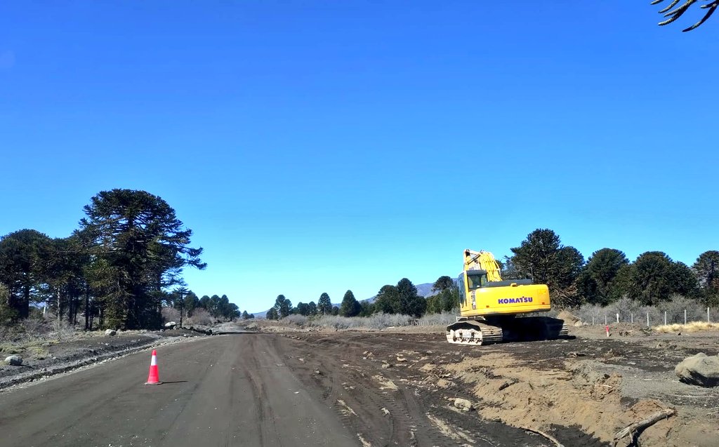 Continúa la pavimentación en el corredor andino neuquino