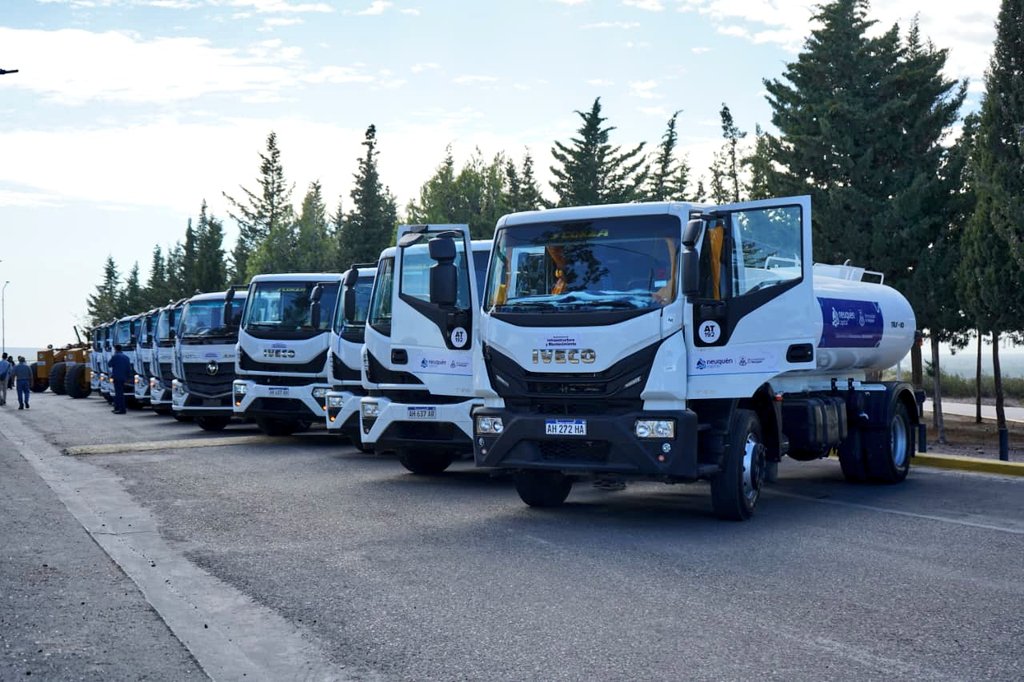 Presentaron una nueva flota de maquinaria para servicios urbanos