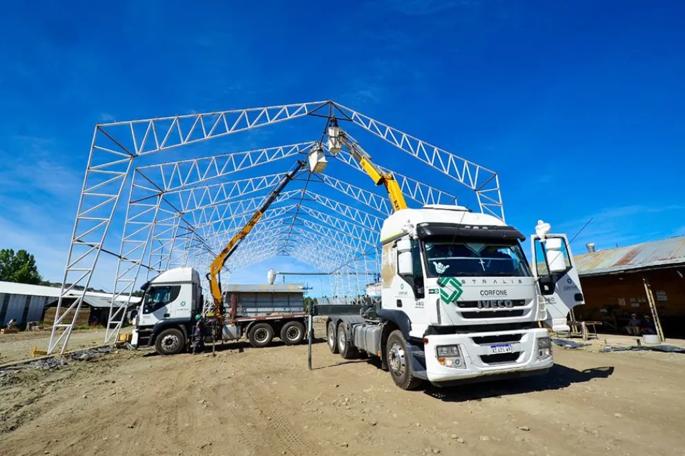 Corfone avanza con una planta de pellets forestales