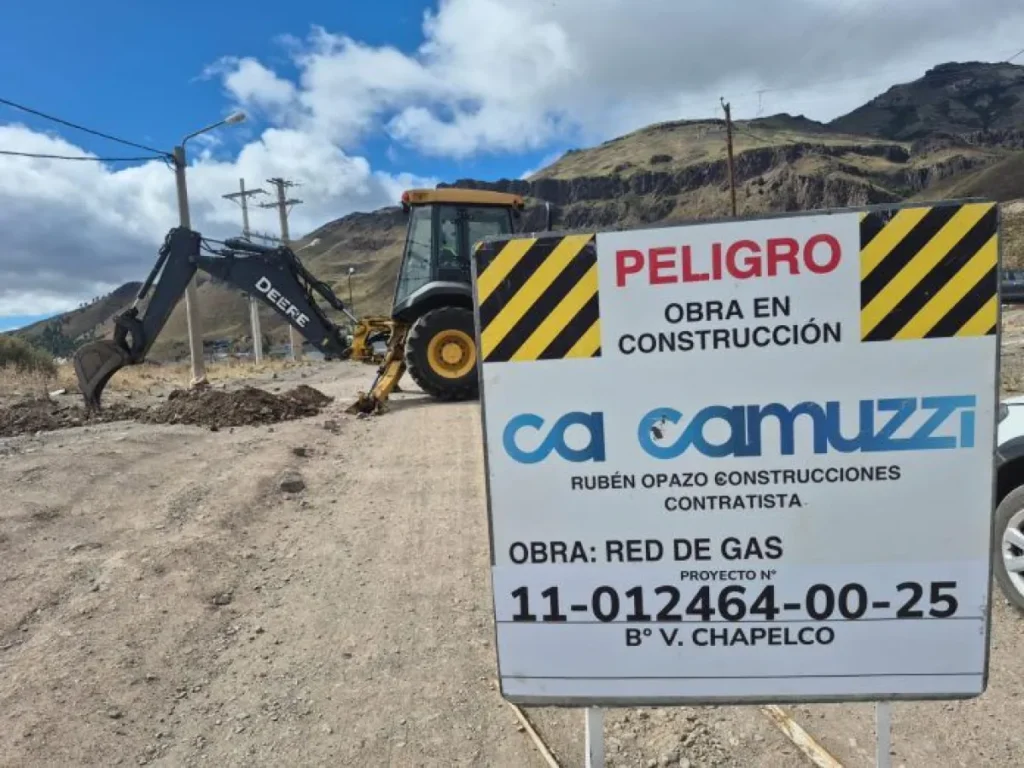 Gas natural para Valle Chapelco: inició la obra