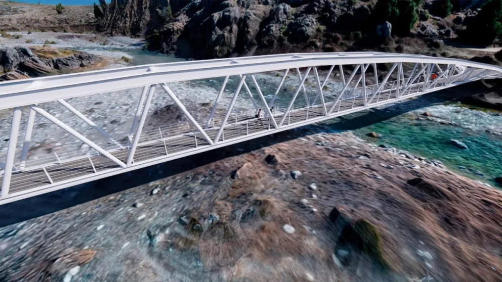 La pasarela del Cuyín Manzano ya tiene aval nacional