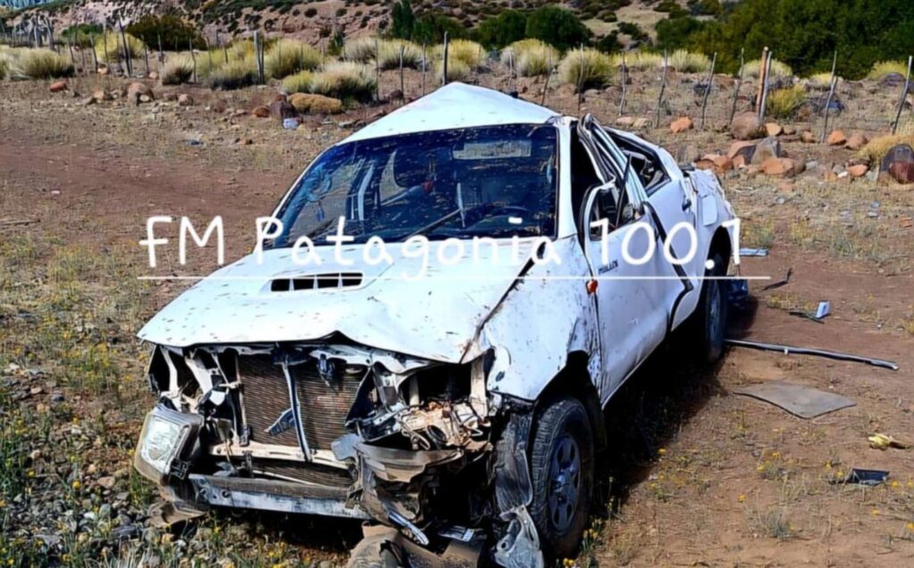 Fatal vuelco en la Ruta 43: falleció una vecina de Las Ovejas
