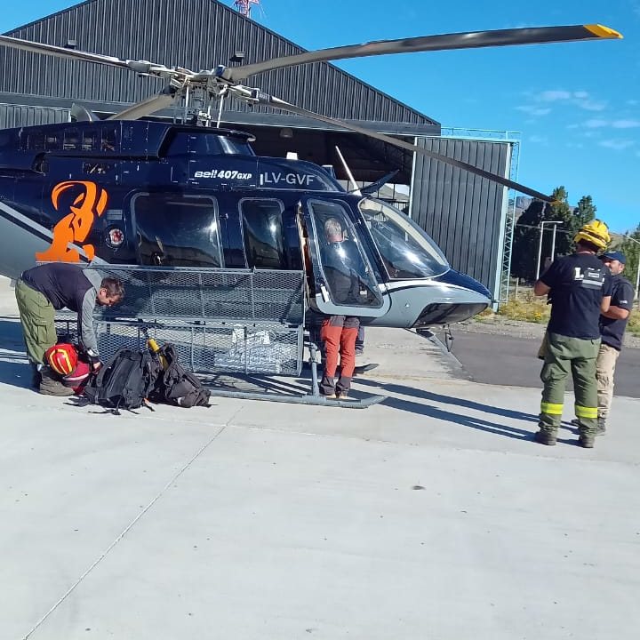 El Lanín recompone su red de comunicaciones en altura