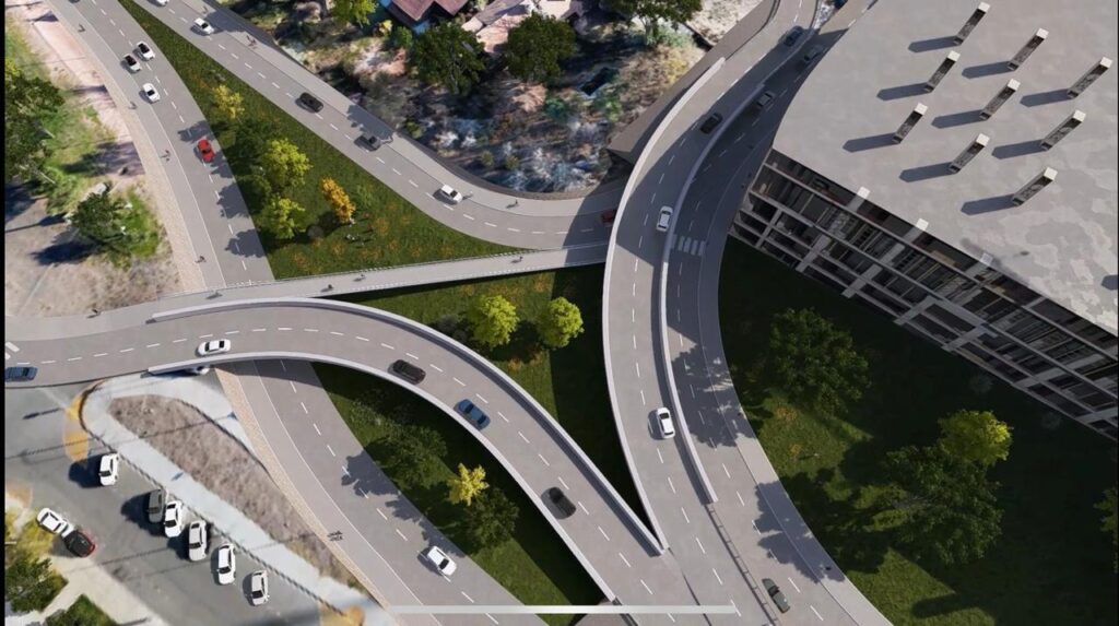 Acceso norte en obra: desvíos y nuevo esquema vial