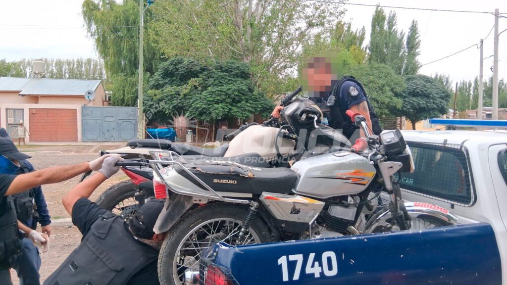 Investigación por amenazas termina con cocaína, motos y armas secuestradas