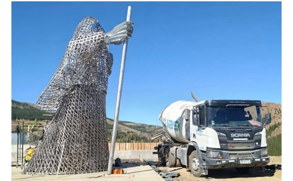 Huinganco incorpora un nuevo hito espiritual y turístico