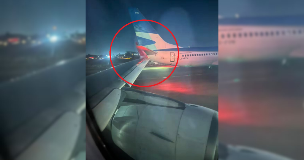 Aeropuerto de Santiago: colisión aérea sin víctimas