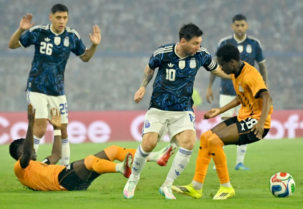 Goleada de Argentina ante Zambia antes del Mundial