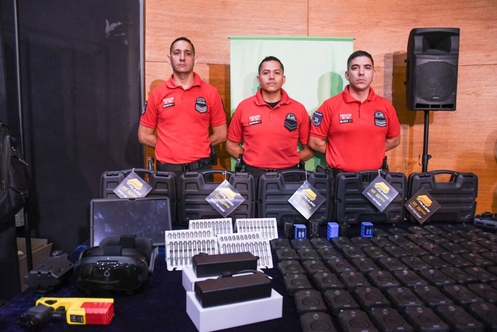 Taser y cámaras corporales, la nueva apuesta en seguridad