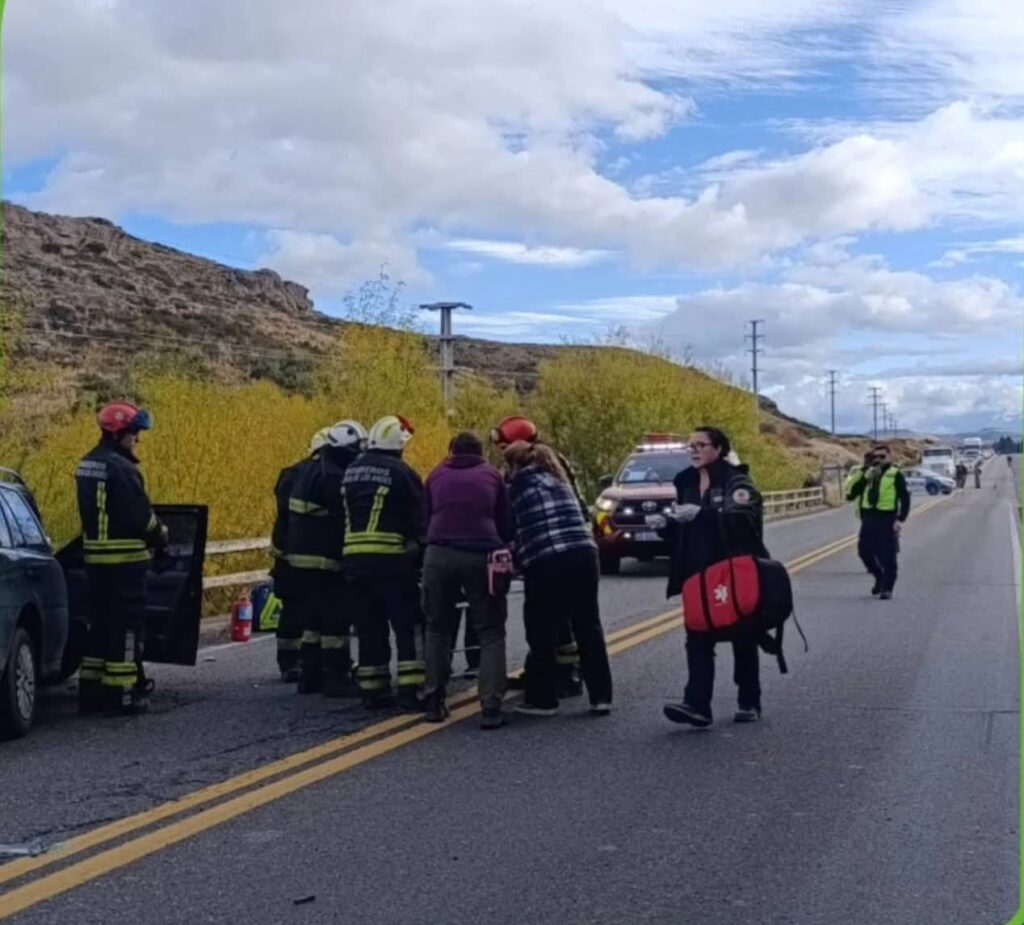 Violento choque en el Quilquihue con dos lesionados