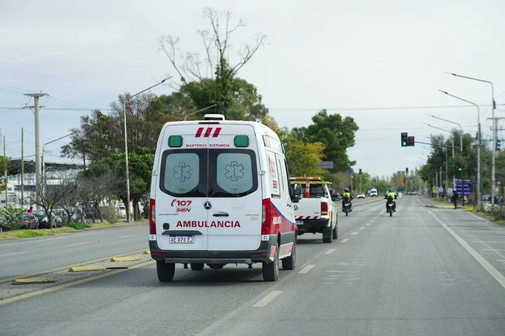 Despliegue sanitario para traslado de paciente en estado crítico